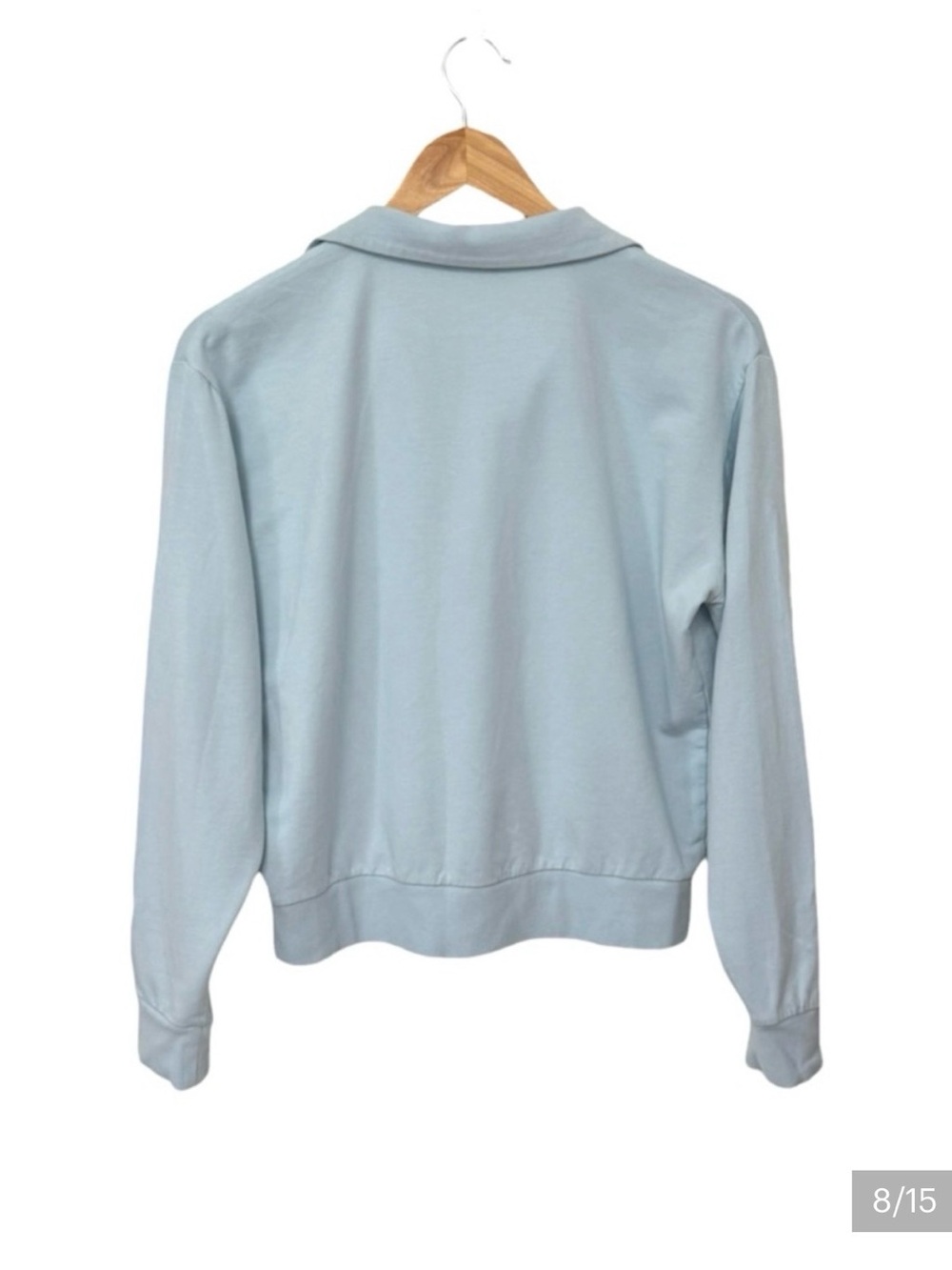 NEGATIVE | Club Pullover and Flare Pant Set in Glacier Blue, Size XS - Picture 8 of 11